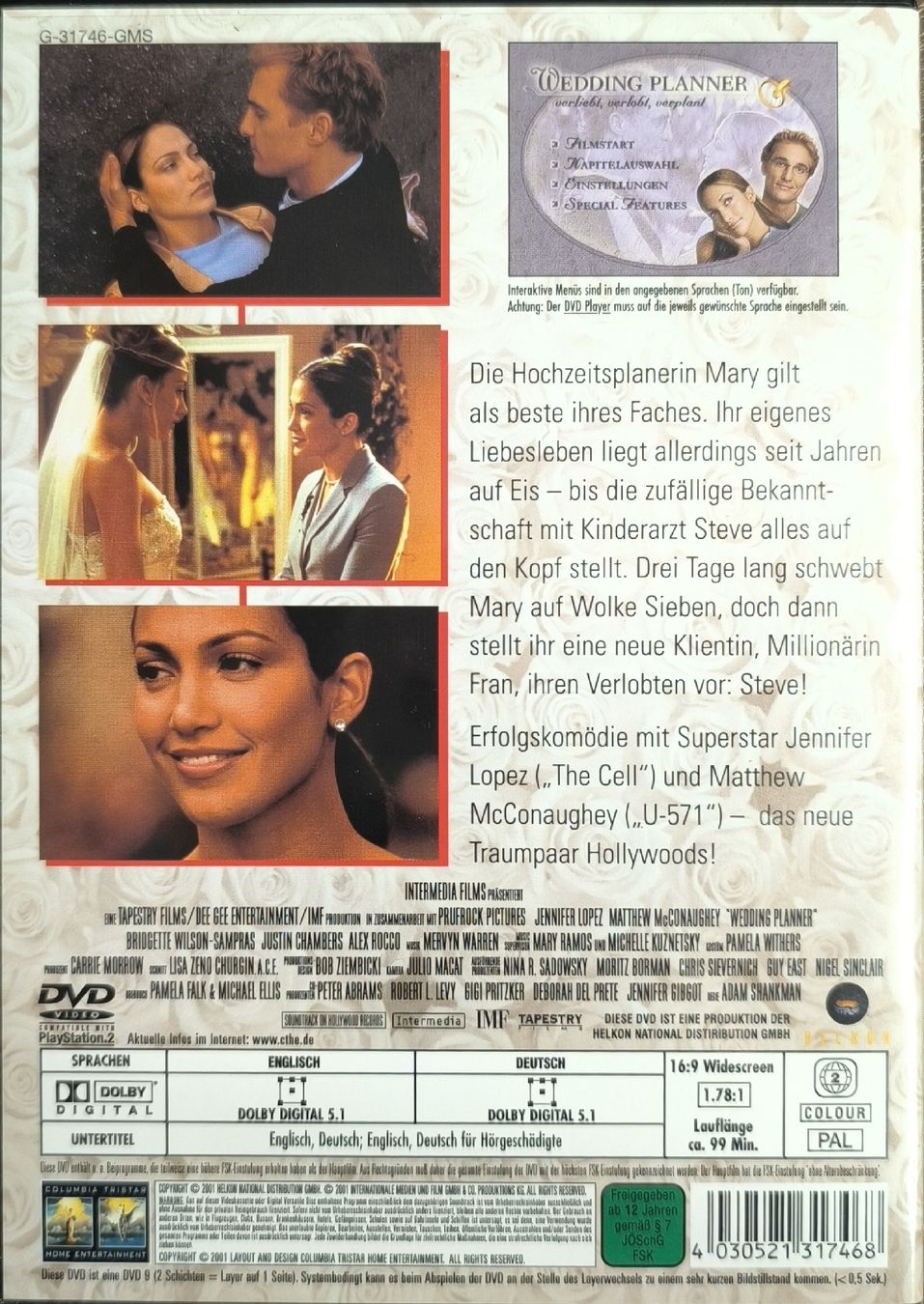 Tutti i DVDs: DVD Wedding planner – Usato da St.Erhard venduto da himmelblau21 1
