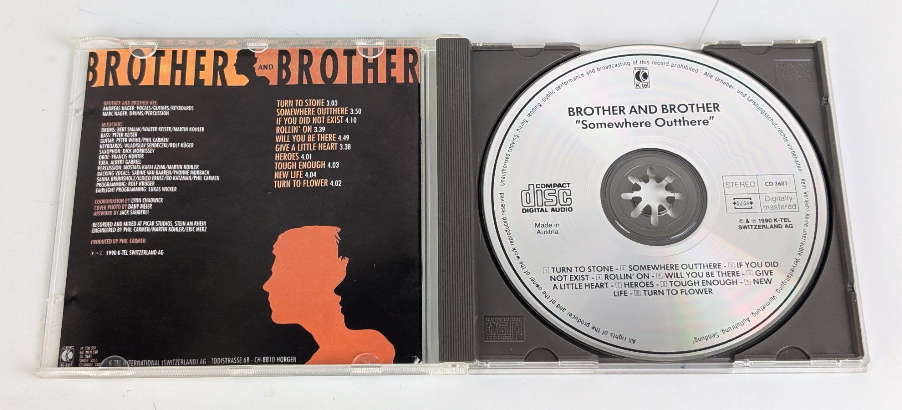 CDs: Brother and Brother CD "Somewhere Outthere", Top ! – Gebraucht aus Zürich von 1.Simon 2