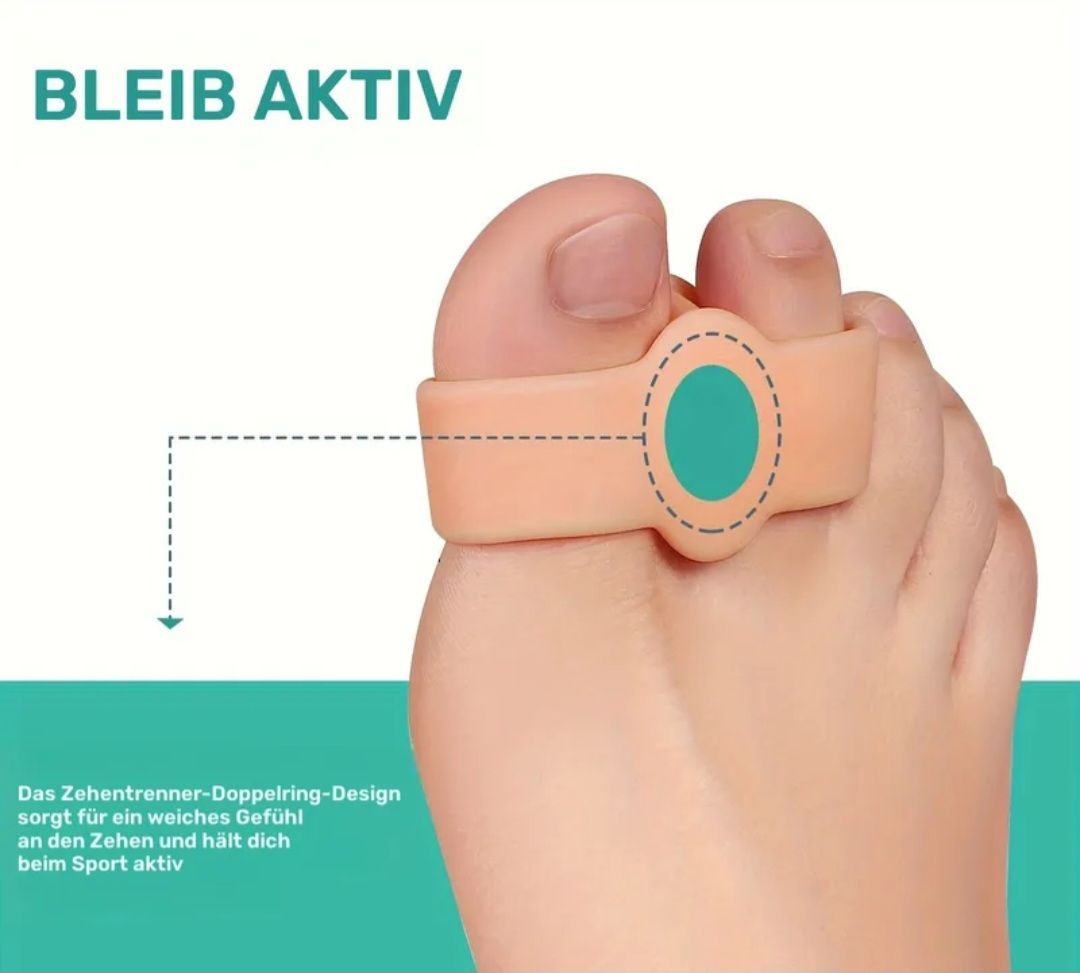 Pedicure: Gel Zehenspreizer hellbraun 2 Stück – Nuovo e nell'imballaggio originale da Zetzwil venduto da Sonneblueme987 3