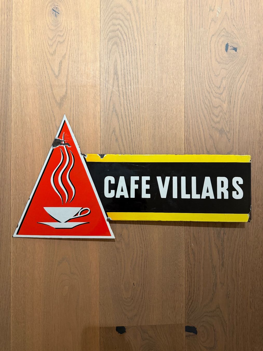 Insegne: Original Emailschild Cafe Villars – Usato da Luzern venduto da Volanto_J