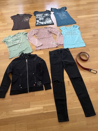 Replay Damen-Jacke, Jeans, Shirts, Gürtel, Grösse XS-164