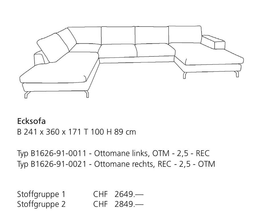 Sofas: Schwarzes Ecksofa mit viel Platz  – Gebraucht aus Hirschthal von E_M.90 2