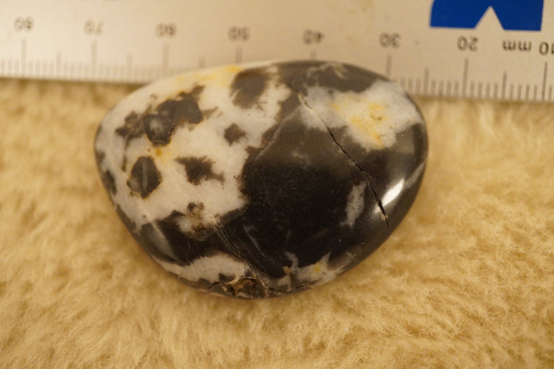 Minerali & Pietre curative: Zebra Jaspis  Scheibenstein    –Topstone- – Nuovo e nell'imballaggio originale da Eschenbach SG venduto da topstone 4