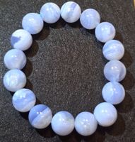 Blue lace Achat Armband 15.4mm