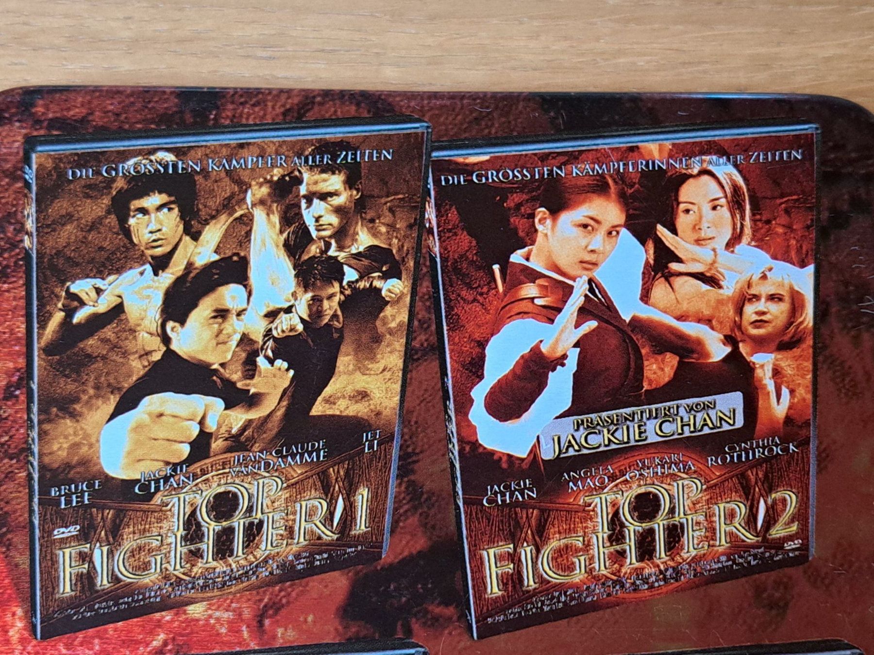 Tutti i DVDs: DVD Jackie Chan, Metall-Box mit 4 Filmen – Usato da Unterseen venduto da Kanica 3