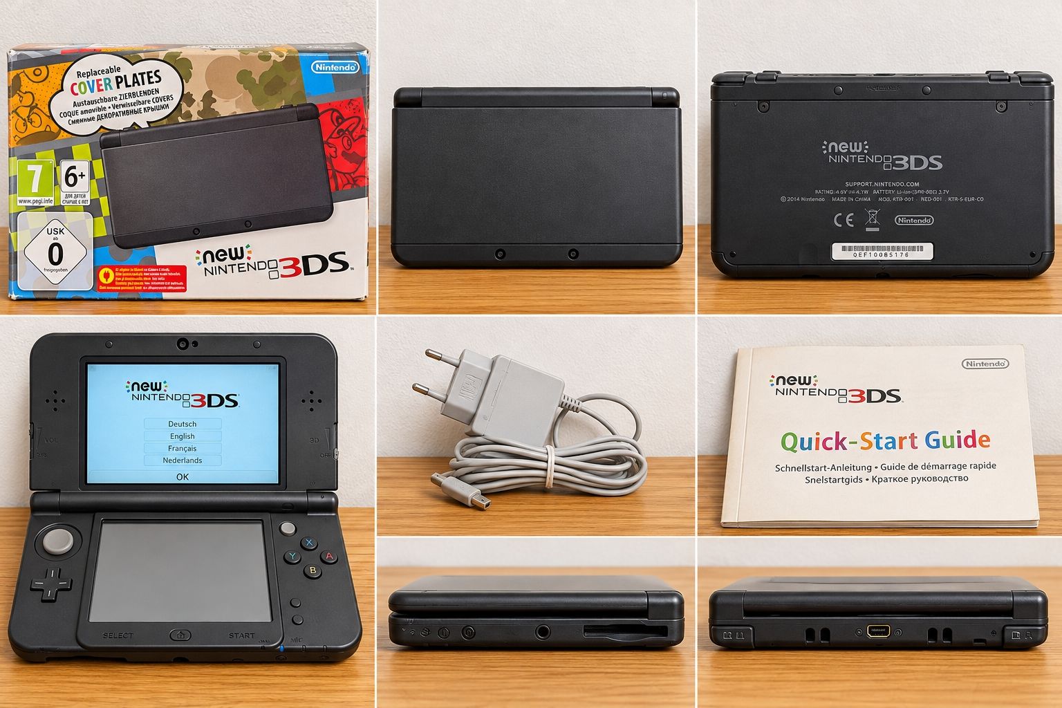 New Nintendo 3DS Konsole schwarz mit Zubehör gebraucht (Gebraucht) in ...