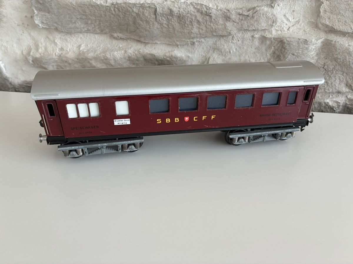 Buco Modellini di ferrovie: Speisewagen SBB CFF Milano – Usato da Buchs AG venduto da sasami01