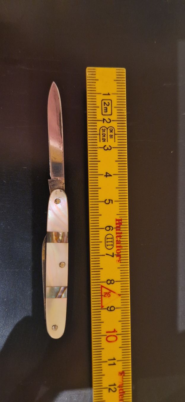 Coltelli tascabile: Gust Haker perlmutt knife – Usato da Burgdorf venduto da maj_swz8