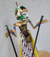 💚 Wayang Golek Stabpuppe indonesisch 70er Jahre neuwertig