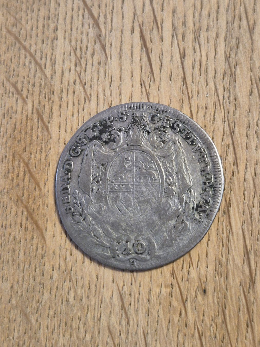 Alle Münzen: St. Gallen - 10 Kreuzer 1774 – Gebraucht aus Mels von Goldenfalcon 1