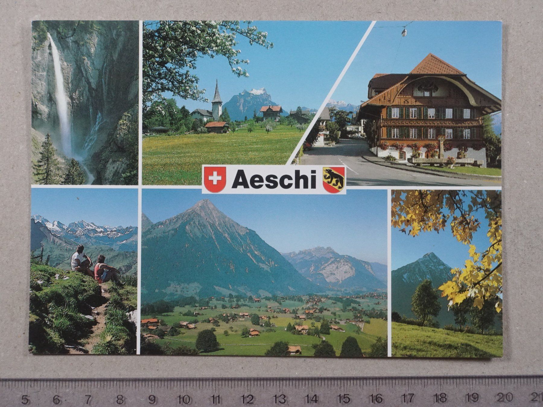 Cartoline postali: Aeschi – Usato da Lenzburg venduto da fh1