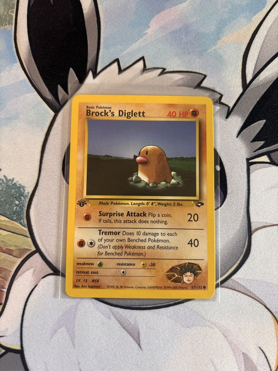 Pokémon Carte collezionabili: Brock's Diglett (GC 67) First Edition – Usato da Regensdorf venduto da sam_qrg5