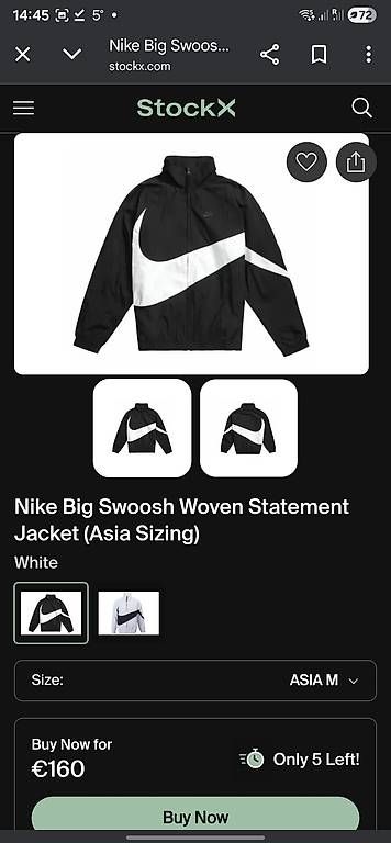 Jacken: Windjacke Nike Big Swoosh Gr L – Gebraucht aus Bern von Huha1 3