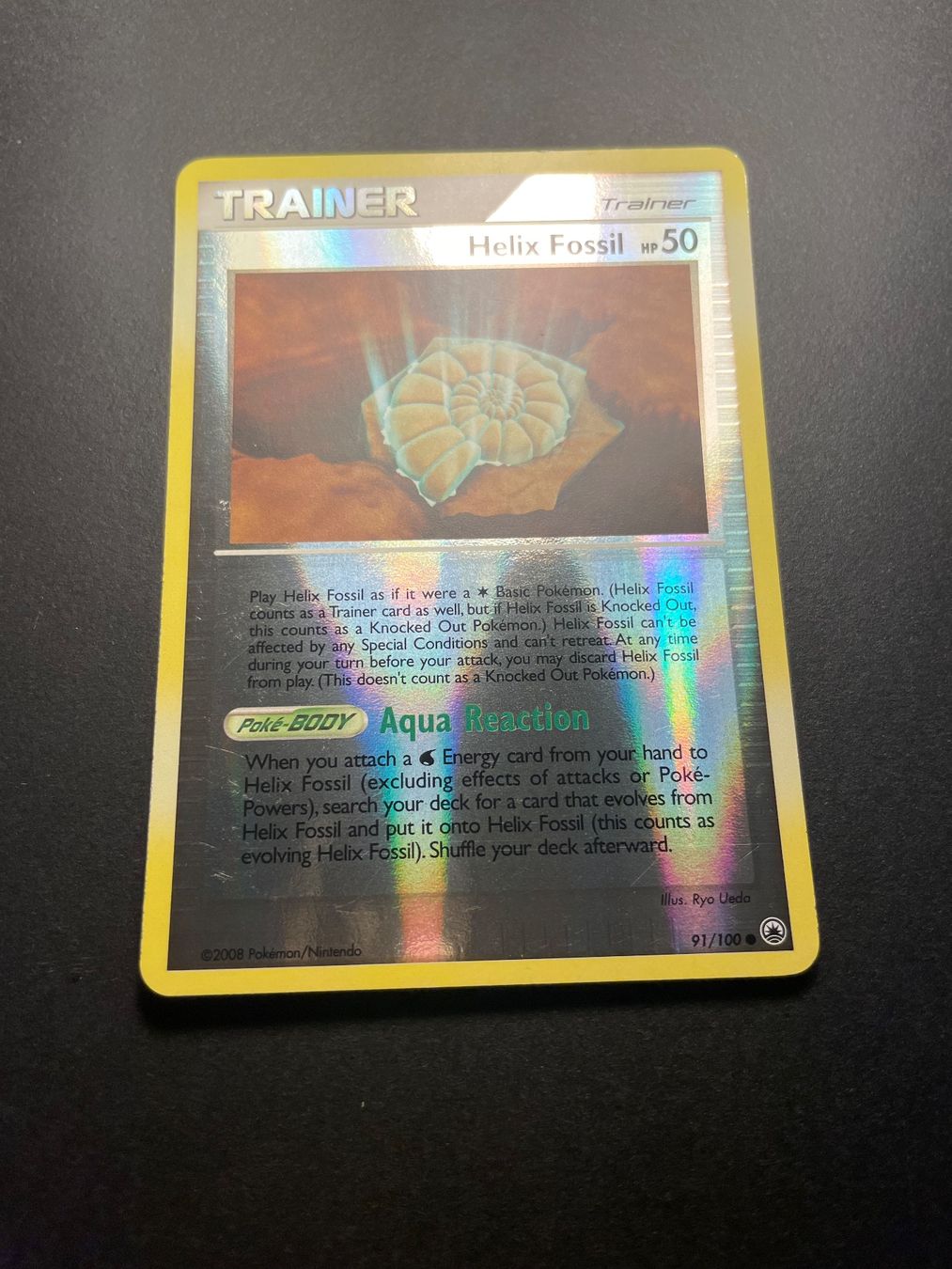 Pokémon Carte collezionabili: Helix Fossil - 91/100 Reverse Holo – Usato da Zürich venduto da pokemon_cards