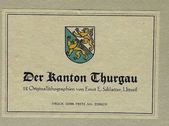 Grafica & Litografie: Sammlermappe 1941 ehem. TG-Kunst von Lithograph E. Schlatter – Usato da Ruswil venduto da Tango23 6
