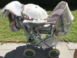 KINDERWAGEN GESSLEIN KOMPLETT MIT ZUBEHÖR