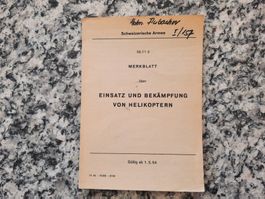 Einsatz und Bekämpfung von Helikoptern