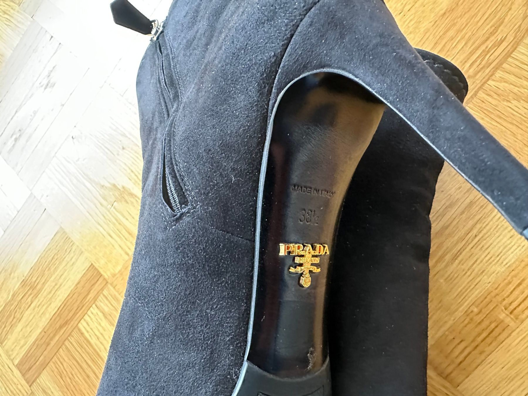 Prada Damenschuhe: Original Prada Highheels Boots Grösse 38 1/2 – Neu (gemäss Beschreibung) aus Mörschwil von muenggeli99 5