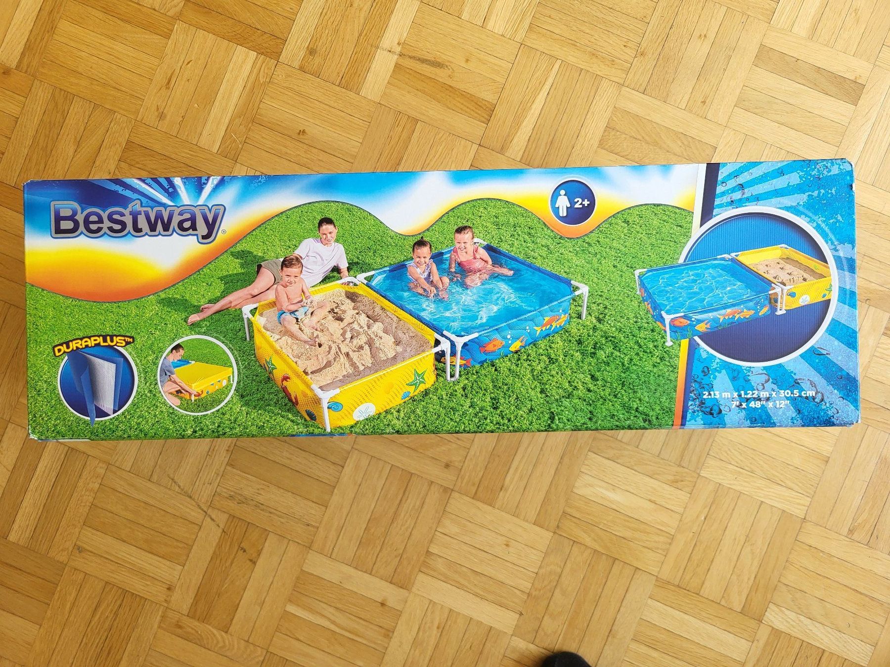 Bestway Piscine: Bestway My First Frame Pool mit Sandkasten – Usato da Schaffhausen venduto da jan_pj59