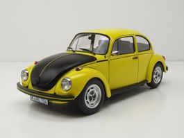 VW Käfer 1303 S 1973 gelb / schwarz           1:18 von NOREV
