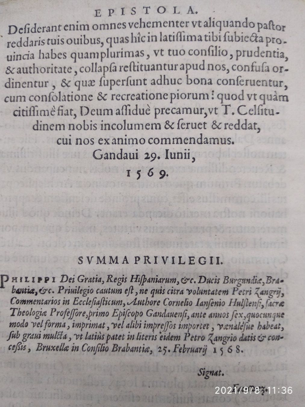 Libri: JANSENIUS - COMMENTARII - 1569 – Usato da Goldach venduto da Gaip 4