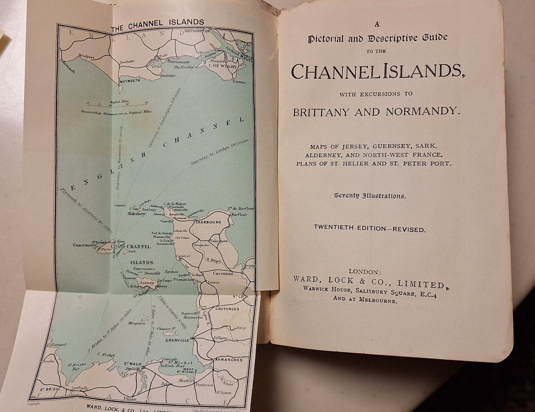 Libri: CHANNEL, ISLAND Reiseführer 1927 – Usato da Grabserberg venduto da Sahara947 5
