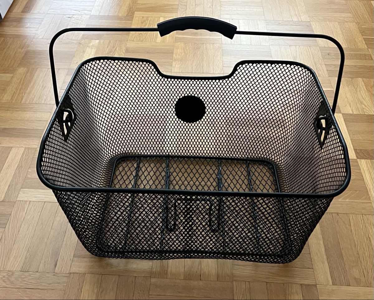 Altro per la casa: Fahrradkorb hinten schwarz, NEU – Nuovo (secondo la descrizione) da Rüschlikon venduto da Picpara 2