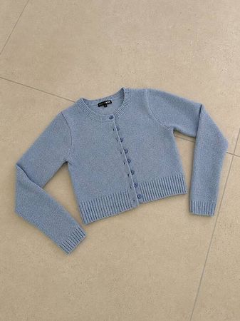 Strick Crop Cardigan Gr. XS NEU Blau