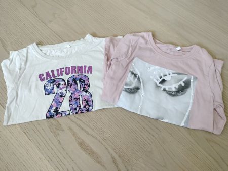 2x Langarm-Shirt Grösse 122/128
