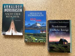 Bücherpaket - 3x Buch von Arnaldur Indriðason (4 Romane)