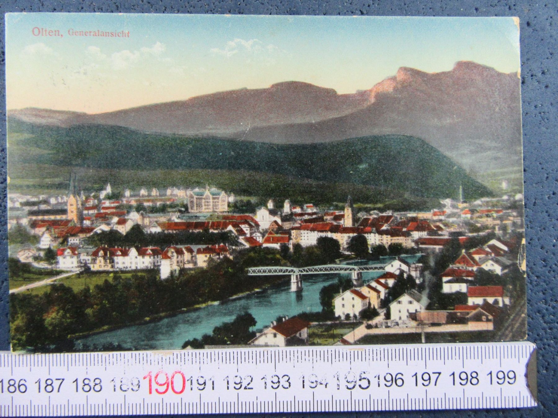 Ansichtskarten: OLTEN SO AK 1920 GENERALANSICHT – Gebraucht aus Ettingen von Hausi4711