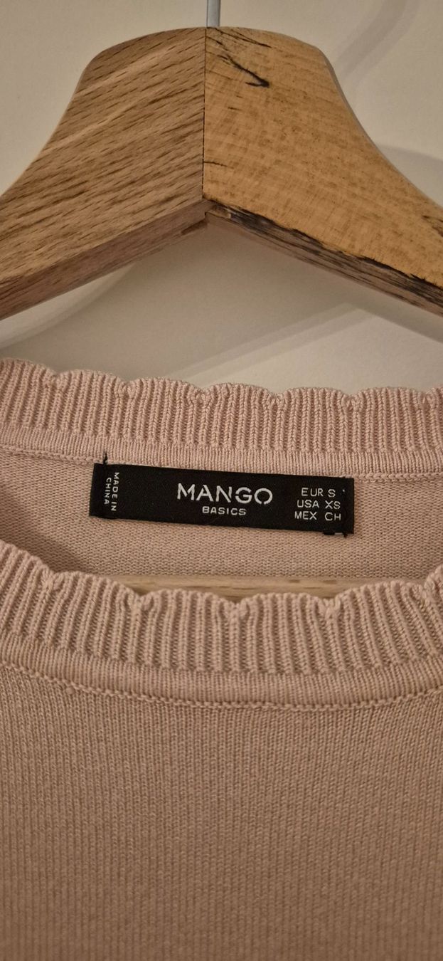 Mango Maglioni & Felpe: Mango feiner Strickpullover 3/4 Ärmel Gr. S in zart rosa – Usato da Allschwil venduto da dro_989r 2