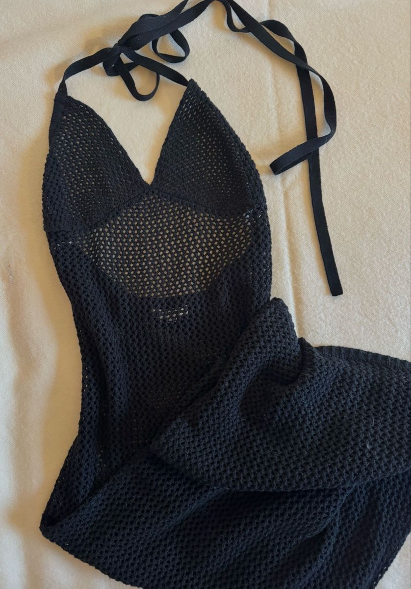 Vestiti: Black crochet maxi dress – Nuovo (secondo la descrizione) da Aigle venduto da 029_mbn