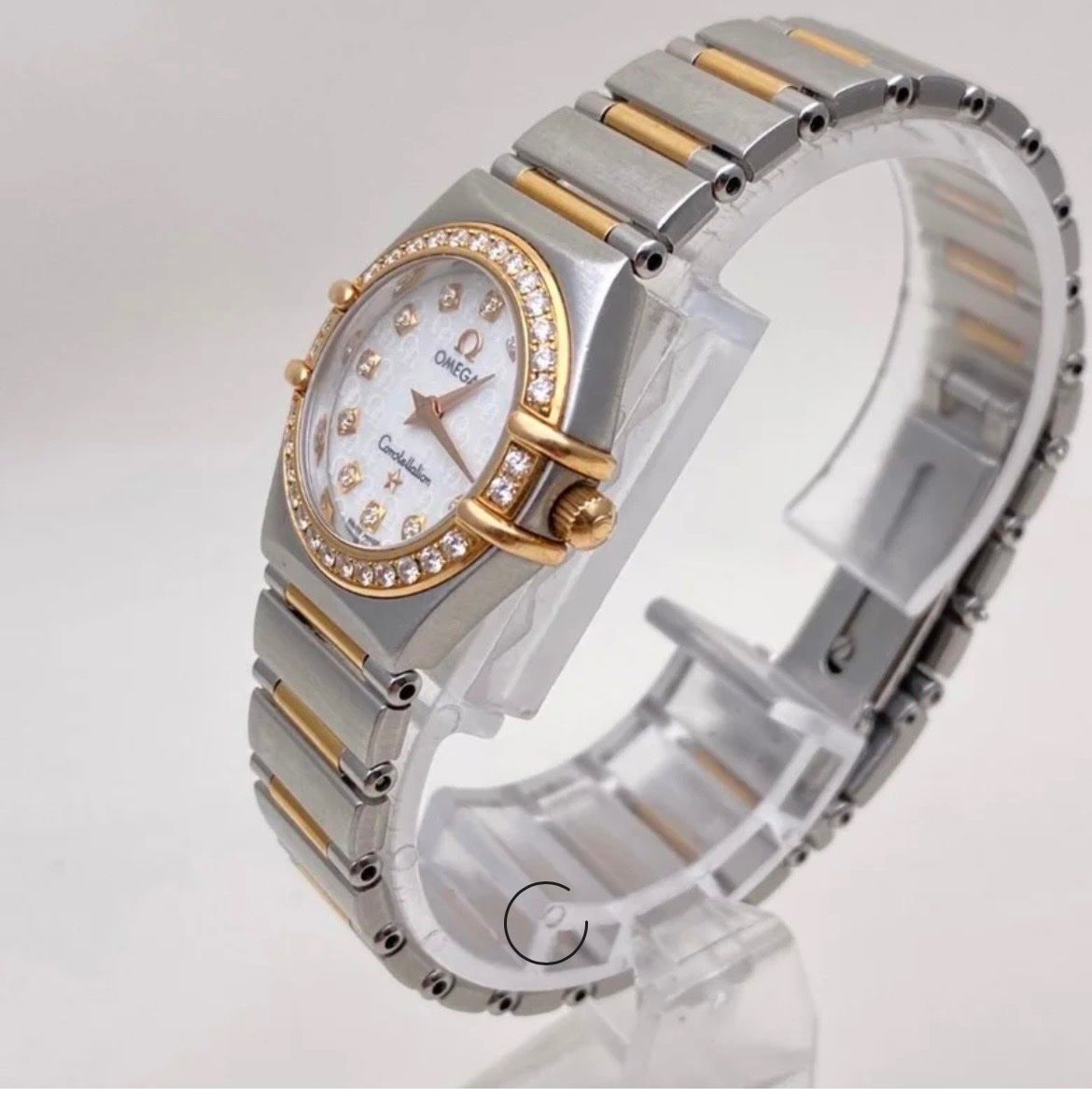 Omega Orologi: Omega Diamantarmbanduhr – Usato da Lugano venduto da dir_5287