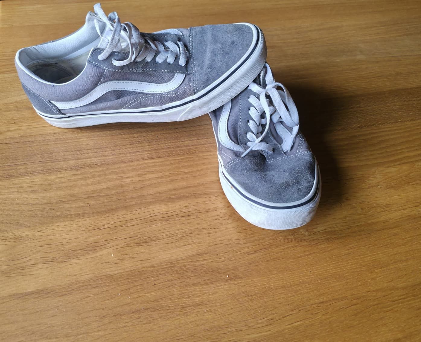 Vans Herrenschuhe: Vans Old Skool Sneaker Grau Grösse 42 – Gebraucht aus Matten b. Interl von lger 3