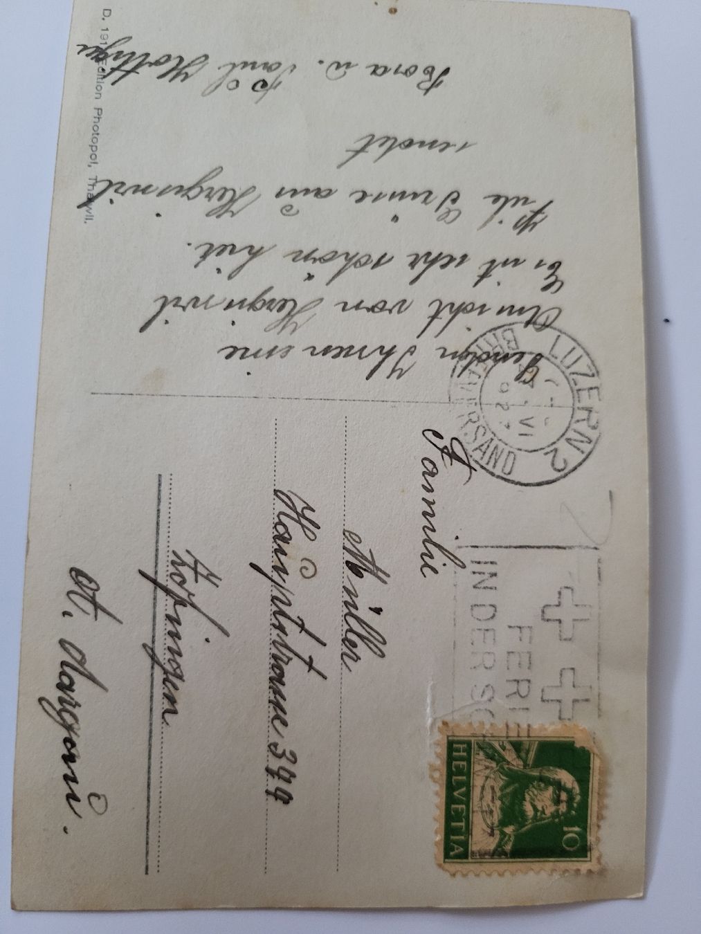 Cartoline postali: Ansichtskarte Hergiswil am See, 1927 R50 – Usato da nunningen venduto da mic_88k2 1