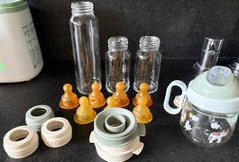 Bibs Babyflaschen Glas mit Zubehör