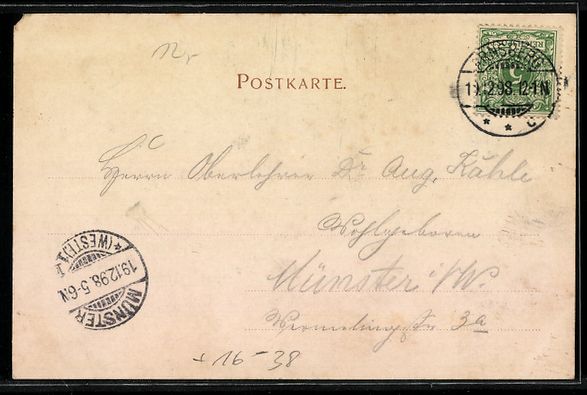 Cartes postales: Grusskarten-AK Arnsberg, WSchneebedeckte – D'occasion à Berlin par bartko-reher 1