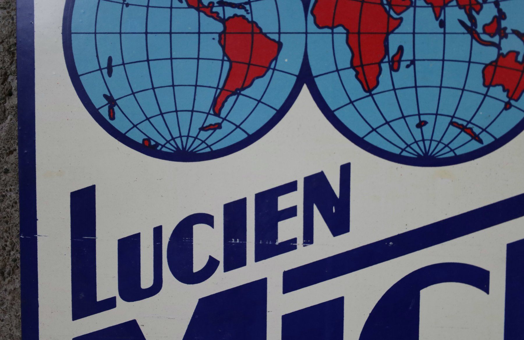 Insegne: doppelseitiges Blechschild "Cycles Lucien Michard" Fahrrad – Usato da Birrwil venduto da brandschatz_birrwil 6