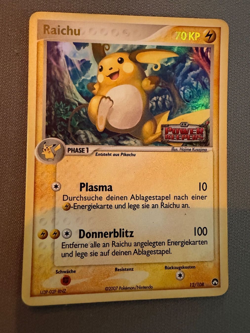 Pokémon Carte collezionabili: Pokemon Raichu 12 / 108 – Usato da untersiggenthal venduto da stephanymar