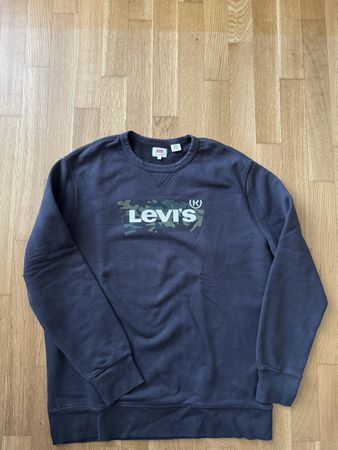 Levi's Sweatshirt mit Logo dunkelblau Grösse M