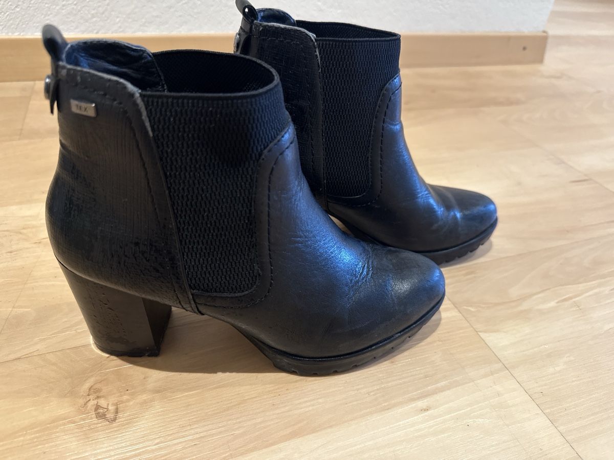Roberto Santi Scarpe da donna: Schwarze Stiefeletten, Grösse 37 – Usato da Siebnen venduto da sunset17