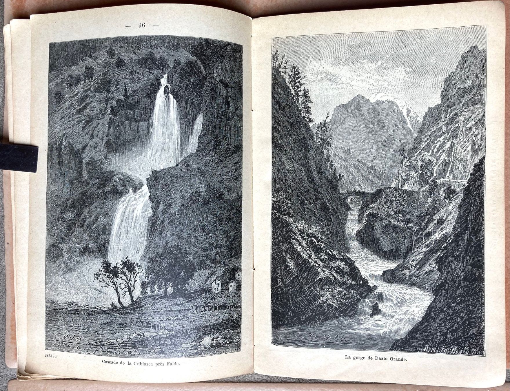 Libri: La ligne du St-Gothard - J. Hardmeyer vers 1885 – Usato da Versoix venduto da Decapod 6