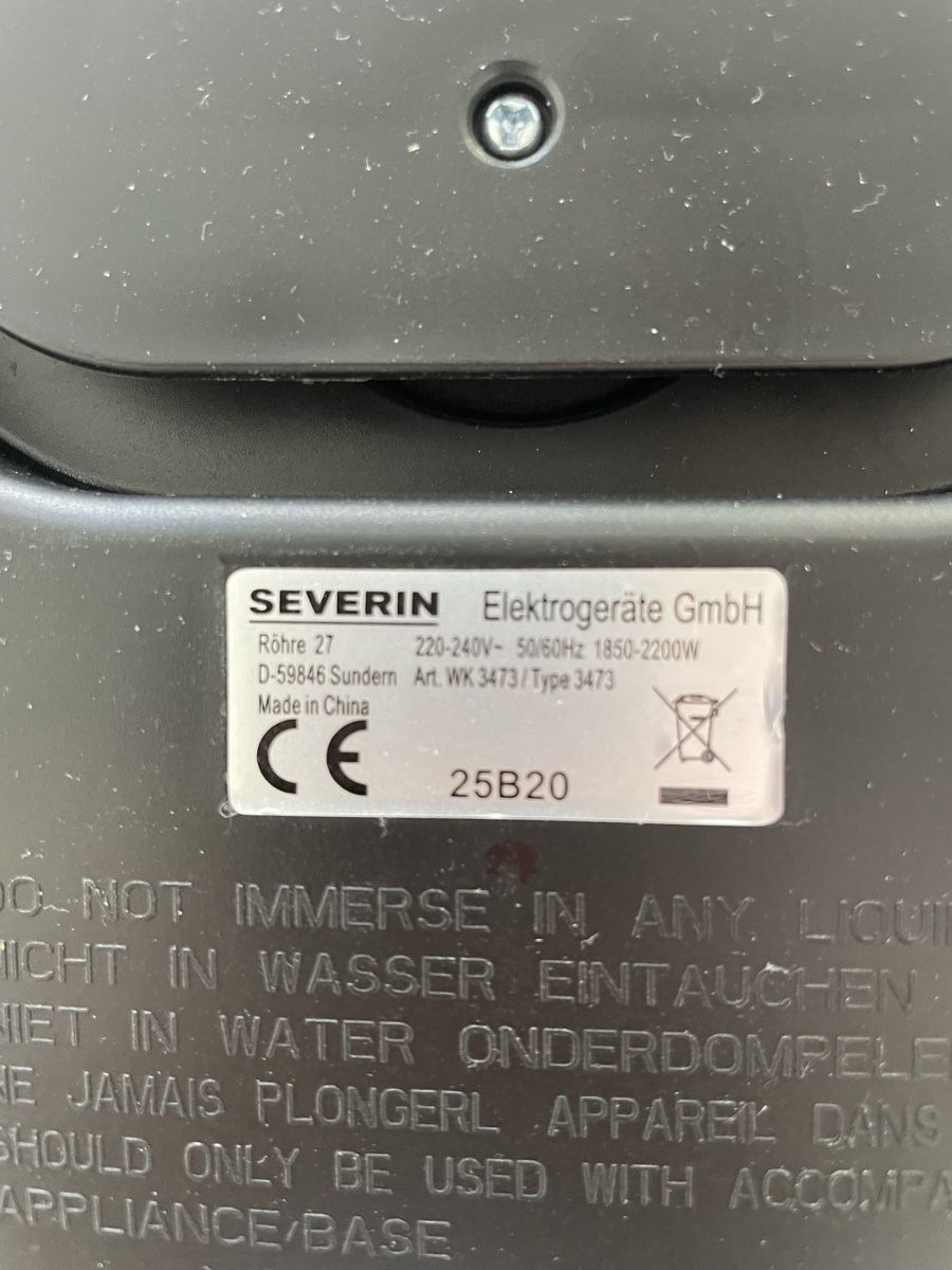 Bollitori: Tee- und Wasserkocher Severin – Difettoso da Winterthur venduto da merino2 1