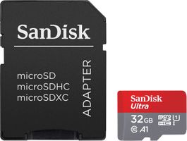 SANDISK Ultra 32 GB, microSDHC, U1, UHS-I