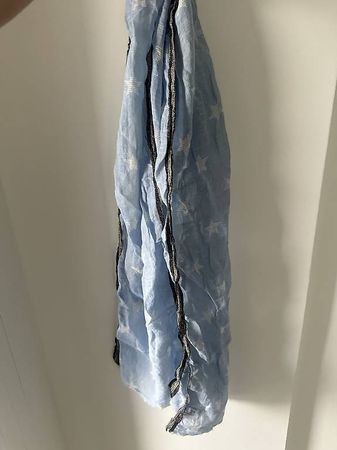 Schal, blau mit Sternen,Paul