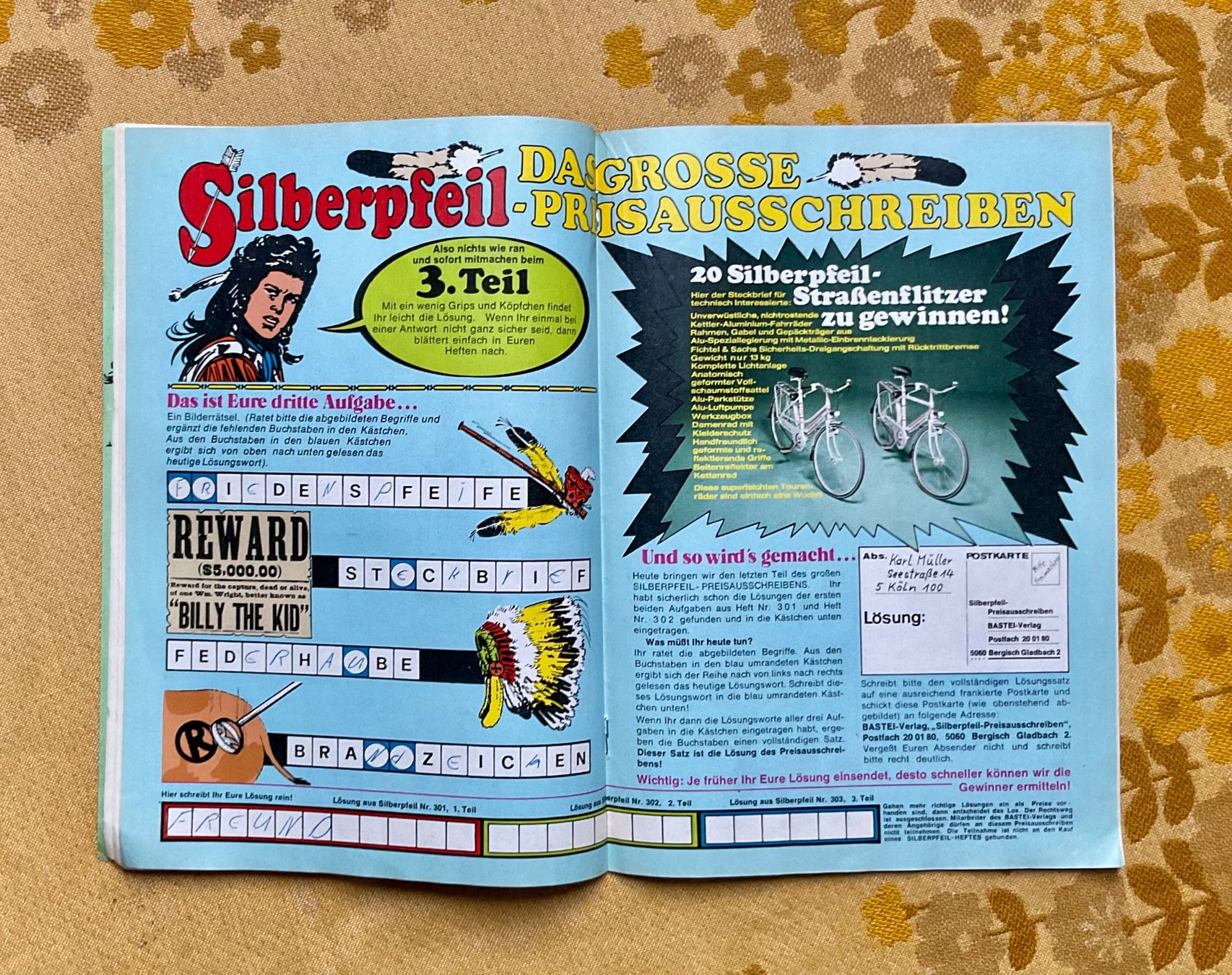 Fumetti: Silberpfeil Heft Nr 303 von 1978 ? – Usato da Endingen venduto da nathan05 5