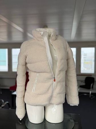 Fleece Jacke in Teddy optic