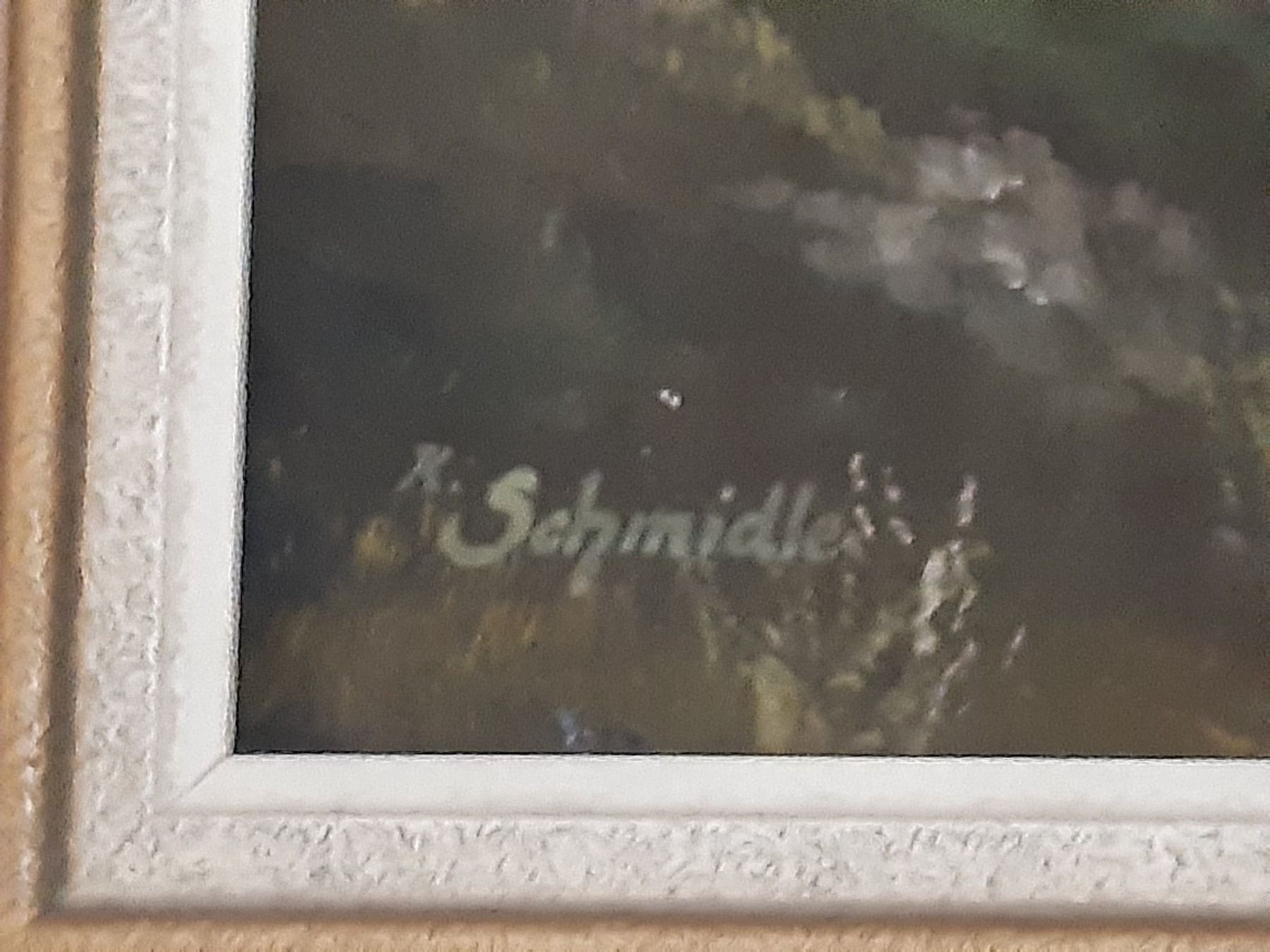 Gemälde: Gemälde K. Schmidle – Gebraucht aus Giffers von attila07 2