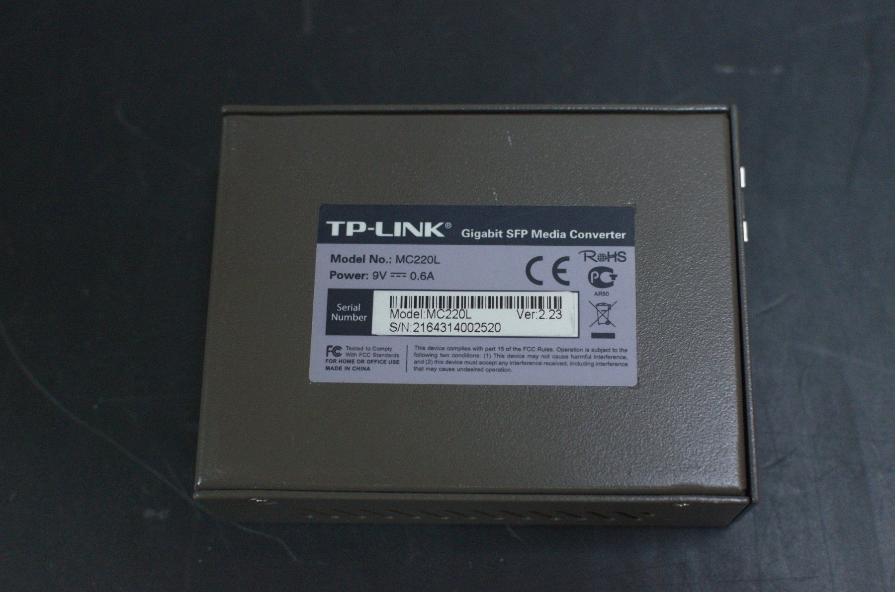 TP-Link Convertitori: TP-Link MC220L – Usato da Zizers venduto da Digitag0 1
